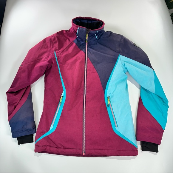 Killtec Ski Jacket Waterproof Insulated Colorblock Snow Coat Small - Picture 2 of 14